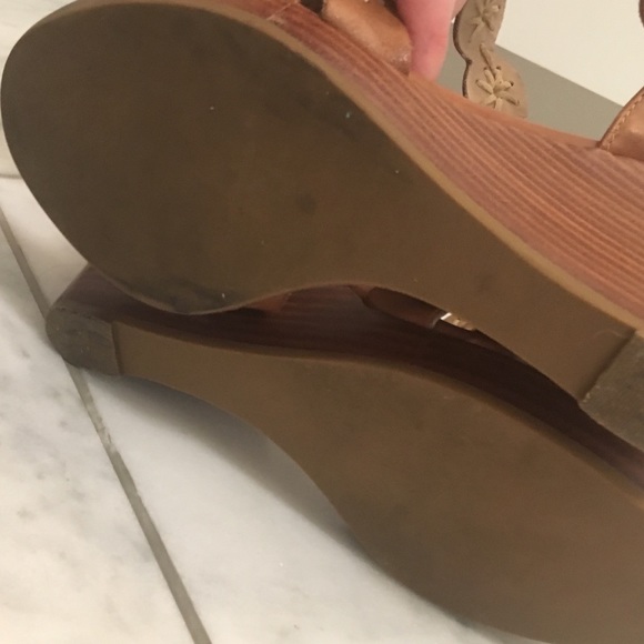 Brown Jack Rogers Wedges - Picture 5 of 7